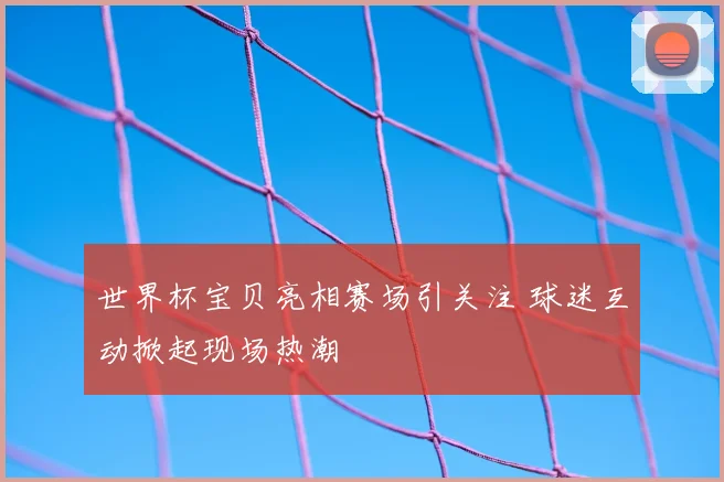 世界杯宝贝亮相赛场引关注 球迷互动掀起现场热潮