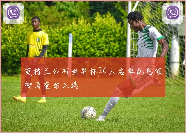英格兰公布世界杯26人名单凯恩领衔马奎尔入选